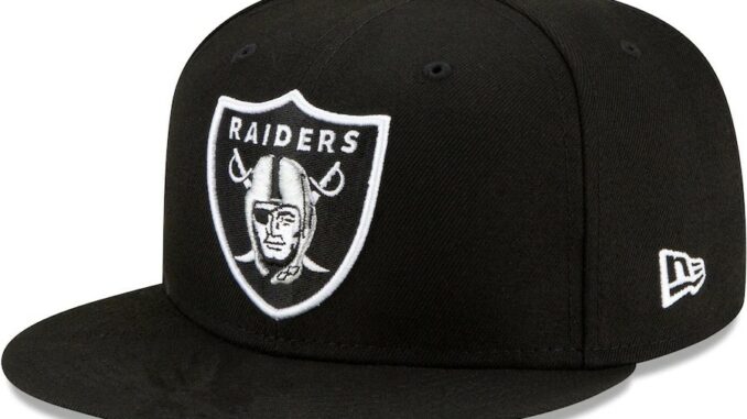 Nfl Oakland Raiders เสื้อยืดฮิปฮอปพิมพ์ลายทีมชาติหมวกสไตล์ฮิปฮอป