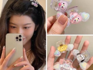 NEW Mini Yugui Dog Resin Hairpin Kids Korean Style Fashion Girls Cartoon Animal Hair Clip Claw
