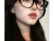 Y2k แว่นตา กรอบสีดํา สไตล์เกาหลี สําหรับผู้หญิง พร้อมกรอบขนาดใหญ่ เลนส์แบน