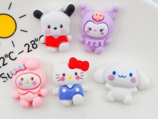 [2 #] Jibbitz Crocs ใหม่ kt Cat Chacha Dog Melody Big Ear Dog Kulomi ผ้าโพกศีรษะ วัสดุเรซิ่น เครื่องประดับ อุปกรณ์เสริมรองเท้า หัวเข็มขัด QP