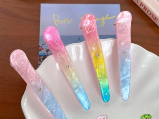 Cute 169 กิ๊บติดผม กิ๊บปากเป็ดมุกทะเลสีหวาน