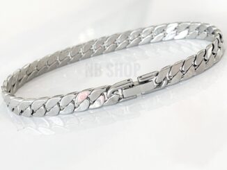 S-310 ขายถูก สร้อยข้อมือสแตนเลสแท้ ขนาด6.4mm สร้อยข้อมือสแตนเลส เลสข้อมือ สแตนเลสงานเกรดพรีเมี่ยมตะขอเข้ารูป