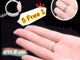 [ยาว 8cm.]ปรับไซส์แหวน แหวนหลวม ซิลิโคนปรับแหวน