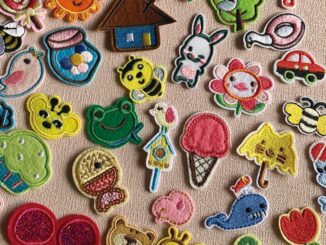 แผ่นแพทช์ ปักลายการ์ตูนสัตว์ เชอร์รี่ ผึ้ง สําหรับเย็บผ้า DIY