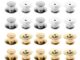 ✿ 10 ชิ้น Pins Keepers ด้านหลังล็อคเข็มกลัด Pin ด้านหลังสบายพอดีผูก Tack Lapel Pin สํารองข้อมูลเข็มกลัดเครื่องประดับค้นพบ
