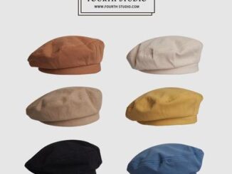 หมวกเบเร่ต์ลําลอง สีพื้น แฟชั่นฤดูร้อน สไตล์เรโทร สําหรับนักเรียนหญิง