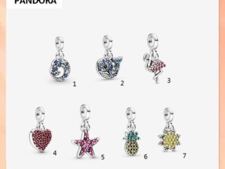 จี้เงิน เกรด 925 รูปนกฟลามิงโก้ สีฟ้า สีชมพู