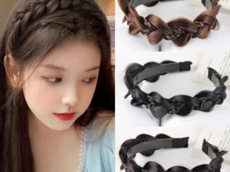 ที่คาดผมถักเปีย ประดับไข่มุก ก้างปลา สไตล์เกาหลี / ที่คาดผมถักเปีย สไตล์ INS / ที่คาดผมจัดแต่งทรงผม เด็กผู้หญิง อินเทรนด์