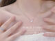 Glamor พร้อมส่ง สร้อยเงิน Pearl Butterflies สร้อยคอไข่มุกมีโบว์ ไข่มุกขาวนวล  สร้อยคอมุกสวยๆ สร้อยเงินแท้ สร้อยคอแฟชั่น