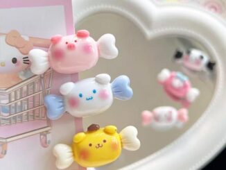 SANRIO กิ๊บติดผม รูปการ์ตูนซานริโอ้น่ารัก สีแคนดี้ สไตล์ญี่ปุ่น สําหรับผู้หญิง
