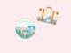 เครื่องประดับ เข็มกลัด รูปการ์ตูนคลื่นทะเล แบบนูน แฟชั่นสําหรับผู้หญิง