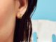 First Light Morning :  Xna Earrings ต่างหูห่วง ทูโทน