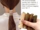 (YGD) ยางรัดผม แบบเกลียว สีพื้น สําหรับผู้หญิง