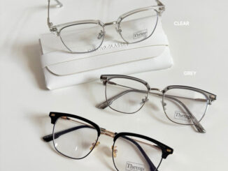 JAYDEN (blueblock uv400) แว่นกรองแสงสีฟ้า ทรงคลับมาสเตอร์ half lens