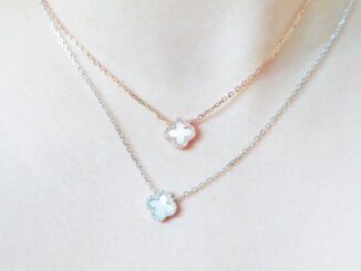 Mardi Jewelry สร้อยคอเงินแท้ 925 Royal Clover Necklace