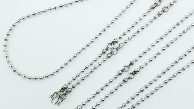 U22 ลายไข่ปลา ขนาด 3 มม สร้อยคอ ห้อยพระ สร้อยคอสแตนเลส สร้อยพระ stainless necklace