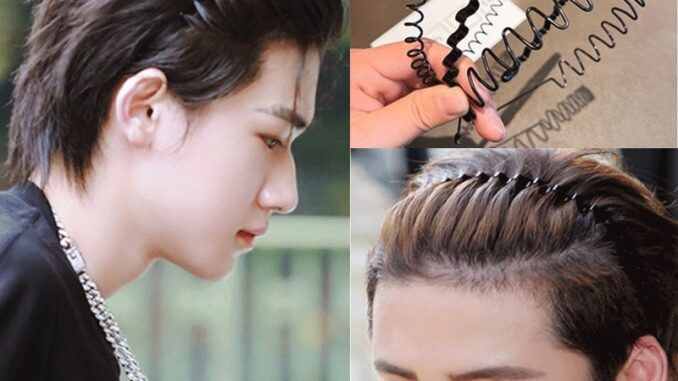 ที่คาดผม ลายคลื่น แฟชั่นเกาหลี สําหรับผู้ชาย