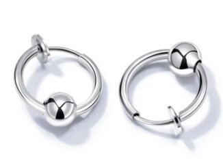 Our XX Bead Clip ต่างหูหนีบ วัสดุไทเทเนียมเกรดเครื่องมือแพทย์