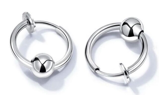 Our XX Bead Clip ต่างหูหนีบ วัสดุไทเทเนียมเกรดเครื่องมือแพทย์