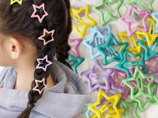 กิ๊บติดผม รูปดาวห้าแฉก สีแคนดี้ เครื่องประดับ สําหรับเด็กผู้หญิง