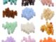 St. kunkka ลูกปัดหินเทียม อะคริลิค 6 มม. 34 สี สําหรับทําสร้อยคอ สร้อยข้อมือ DIY 50 ชิ้น