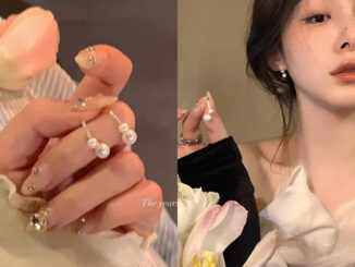 ต่างหูมุก ประดับเพชร สวยหรู แฟชั่นเกาหลีใต้ ของขวัญวันเกิด สําหรับนักเรียนหญิง