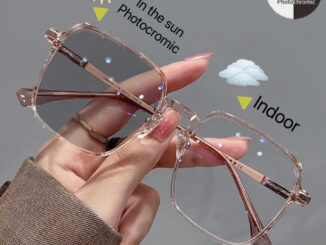 แว่นกรองแสง คอมพิวเตอร์ แว่นตากันแดด ป้องกันรังสียูวี กรอบสี่เหลี่ยม แว่นตาออกแดดเปลี่ยนสี เลนส์เปลี่ยนได้ ป้องกันแสงสีฟ้า สําหรับผู้หญิง และผู้ชาย แว่นกรองแสง เปลี่ยน สี แว่นกรองแสงสีฟ้าออกแดดเปลี่ยนสี