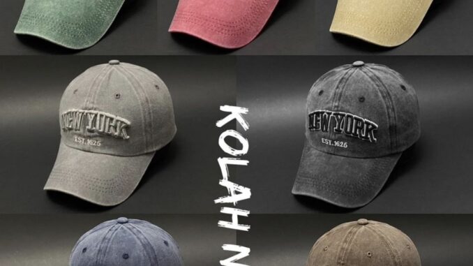 หมวกแก๊ปเบสบอลปัก NEWYORK 1626 มี 6 สี สไตล์เกาหล