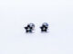 จิวต่างหูเกาหลี More Than Piercing: A295 Mini Black Flower