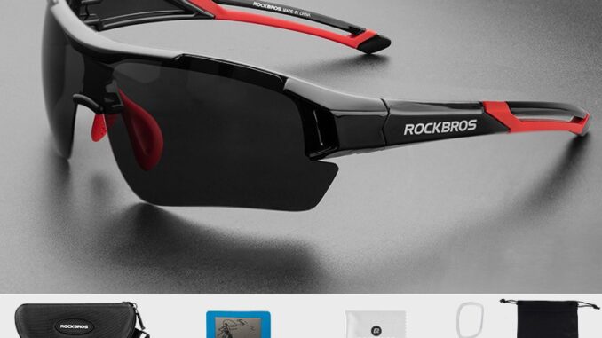 Rockbros แว่นตากันแดด เลนส์โพลาไรซ์ 3 เลนส์ ป้องกันแดด สําหรับผู้ชาย และผู้หญิง เหมาะกับการขี่จักรยาน เล่นกีฬา เสือหมอบ Rockbros แว่นตากันแดด เลนส์โพลาไรซ์ 3 เลนส์ ป้องกันแดด สําหรับผู้ชาย และผู้หญิง เหมาะกับการขี่จักรยาน เล่นกีฬา เสือหมอบ