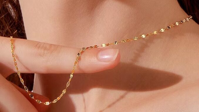 พร้อมส่ง สร้อยคอโซ่เหล็กไทเทเนียม ไม่ซีดจาง เครื่องประดับแฟชั่น DIY