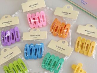Cute 095 กิ๊บติดผม กิ๊บหนีบผม Colourful 4 ชิ้น / แพ็ค ยาว 4 cm.