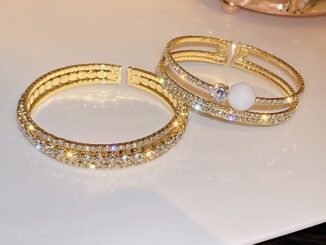 สร้อยข้อมือ ชุบทอง 24k ประดับเพชร เพทาย เครื่องประดับ ของขวัญ สําหรับผู้หญิง