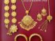 เครื่องประดับชุดไทยล้านนา สีทอง ชุดเซ็ท 6 ชิ้น รุ่น T006