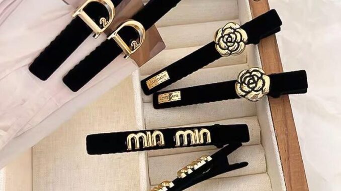 XINYIA2 กิ๊บติดผม รูปปากเป็ด สีดํา สีบลอนด์ สไตล์เรโทร สําหรับผู้หญิง XINYIA2 กิ๊บติดผม รูปปากเป็ด สีดํา สีบลอนด์ สไตล์เรโทร สําหรับผู้หญิง