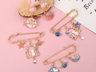 น่ารักสไตล์เกาหลีเข็มกลัด DIY เข็มกลัดกางเกง เข็มกลัดเสื้อ เข็มกลัดแฟชั่น