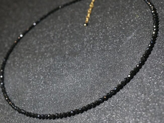 สร้อยคอโช้คเกอร์ จี้คริสตัล สีดํา เครื่องประดับ ของขวัญ สําหรับผู้หญิง