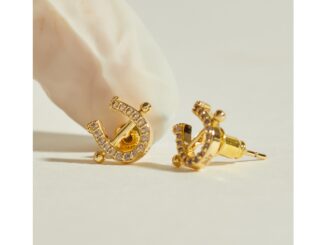 Julys - harp earrings
