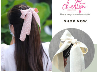 กิ๊บกล้วย Cherlyn รุ่น Lilly G โบเชอร์ลีนรุ่นลิลลี่จี โบว์ติดผม ผมหนาหรือผมบางก็ติดได้ ทรงสวยมาก งานแฮนด์เมด Cherlyn LG