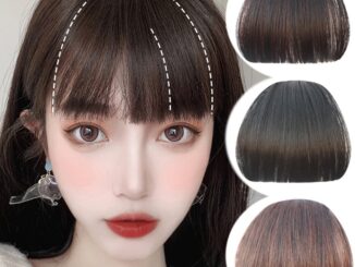 วิกผมหน้าม้าปลอม แบบธรรมชาติ ลายการ์ตูน สําหรับผู้หญิง