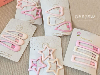 DREJEW กิ๊บติดผม สีชมพู โดพามีน รัก อุกกาบาต หวานและน่ารัก สาวหน้าม้า BB คลิปเฉพาะ เครื่องประดับผม สําหรับผู้หญิง