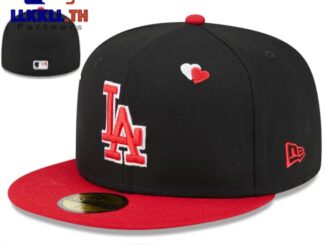 หมวกแก๊ปแฟชั่น MLB LA DODGERS Los Angeles 59 สไตล์ฮิปฮอป สําหรับผู้ชาย ผู้หญิง 3