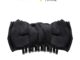 Konvy Black Reversible Bow Clip กิ๊บหนีบผมขนาดใหญ่ โดดเด่นด้วยรูปทรงโบว์สีดำ.