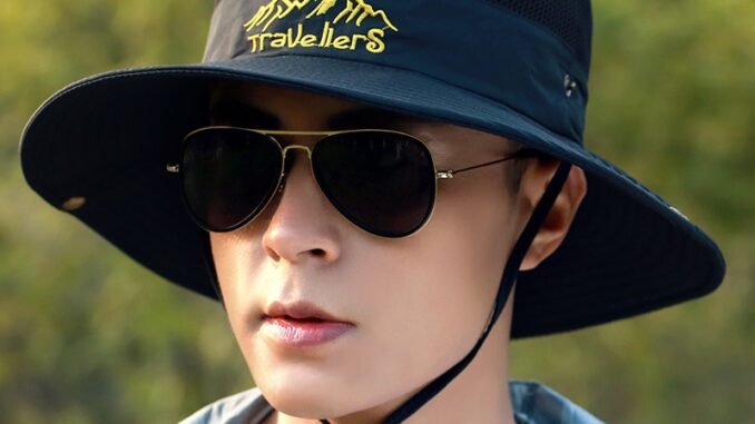 หมวกบักเก็ต เดินป่า ใส่ได้ทั้งผู้หญิงผู้ชาย ใส่ได้2ด้าน มีสายคล้