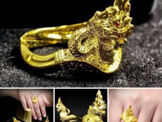 แหวนพญานาคพร้อมปลุกเสกแล้วจากคำชะโนด