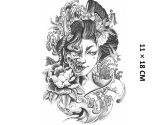 【Mars Tattoo】ใหม่ สติกเกอร์รอยสักชั่วคราว กึ่งถาวร 2 สัปดาห์ ติดทนนาน 0825