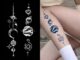 【Mars Tattoo】ใหม่ สติกเกอร์รอยสักชั่วคราว กึ่งถาวร 2 สัปดาห์ ติดทนนาน D139