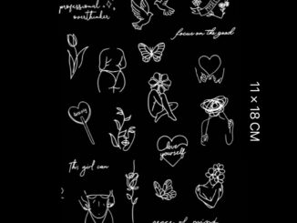 【Mars Tattoo】ใหม่ สติกเกอร์รอยสักชั่วคราว กึ่งถาวร 2 สัปดาห์ ติดทนนาน สําหรับสักชั่วคราว D185