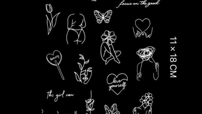 【Mars Tattoo】ใหม่ สติกเกอร์รอยสักชั่วคราว กึ่งถาวร 2 สัปดาห์ ติดทนนาน สําหรับสักชั่วคราว D185