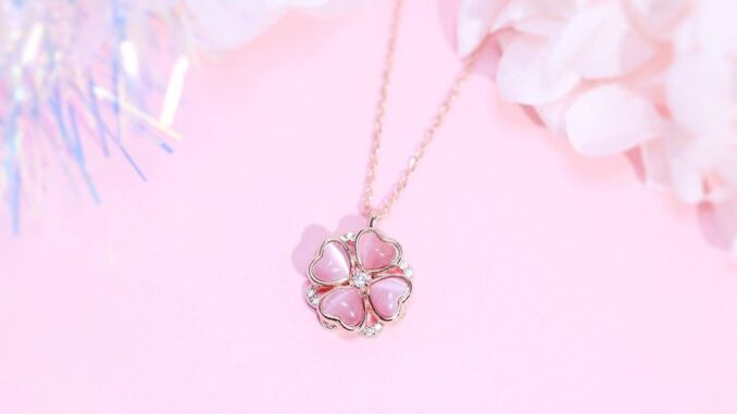 ลด 200.- ใส่โค้ด 30WOW44  ✨สร้อยคอเงินแท้ Primrose  ✨ ส่งฟรี EMS ! (Rosegold) [B6-R]